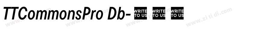 TTCommonsPro Db字体转换